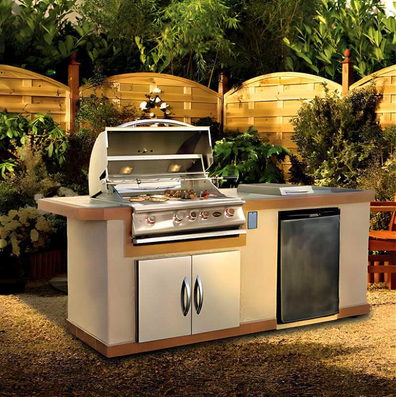 Cal Flame Baja Q 7 Ft. BBQ Grill Island - BBK-710