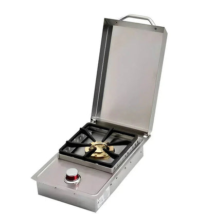 Cal Flame Malibu Q 8 Ft. L-Shaped BBQ Grill Island - BBK-830