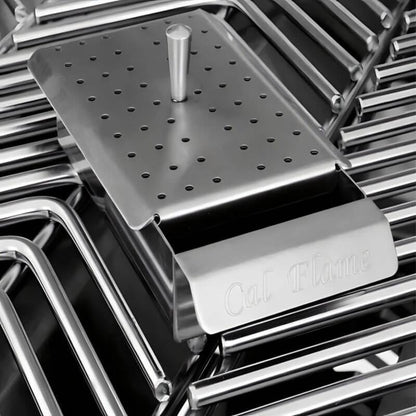Cal Flame Malibu Q 8 Ft. L-Shaped BBQ Grill Island - BBK-830