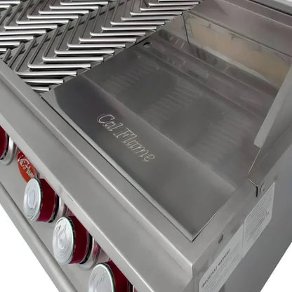 Cal Flame Top Gun Convection 40 Inch 5 Burner Built In Grill - BBQ19875CTG
