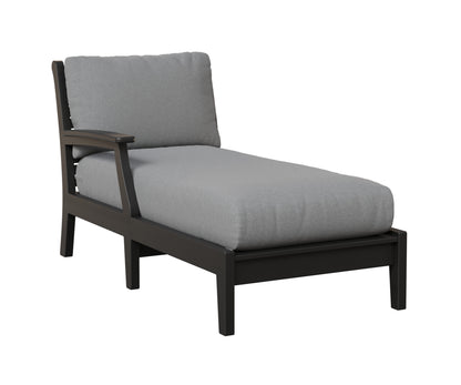 Berlin Gardens Classic Terrace Arm Chaise Lounge - Right/Left Arm Group B Fabric
