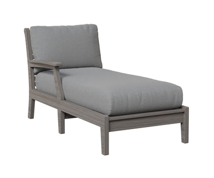 Berlin Gardens Classic Terrace Arm Chaise Lounge - Right/Left Arm Group B Fabric