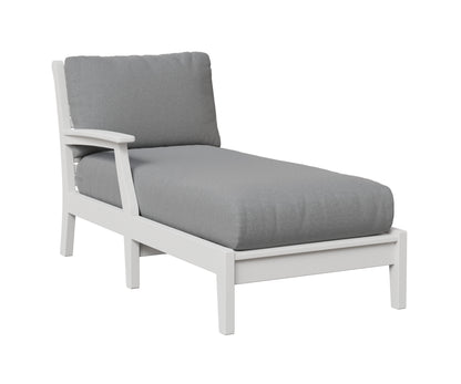 Berlin Gardens Classic Terrace Arm Chaise Lounge - Right/Left Arm Group B Fabric