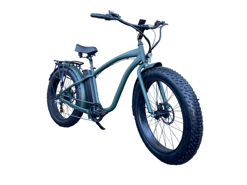 Coastal Cruiser - 750w Fat Tire Cruiser Step Over 26x4 Electric Bike