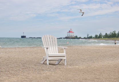 Berlin Gardens Comfo Back Poly Folding Adirondack Chair