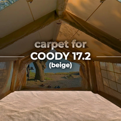 Coody Carpet – Tailored for Coody Familia AirTent 17.2 Beige