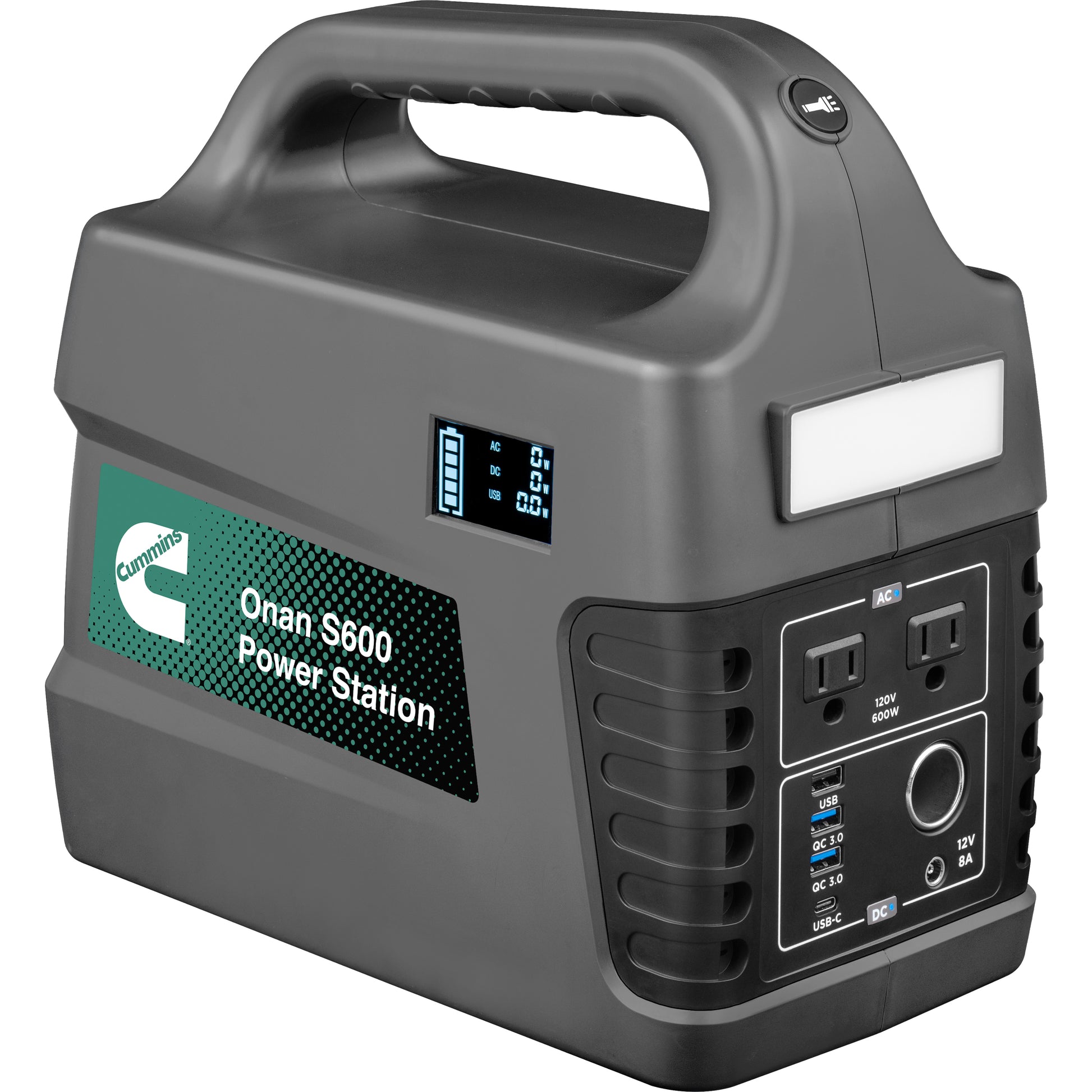 cummins onan s600 power station battery display