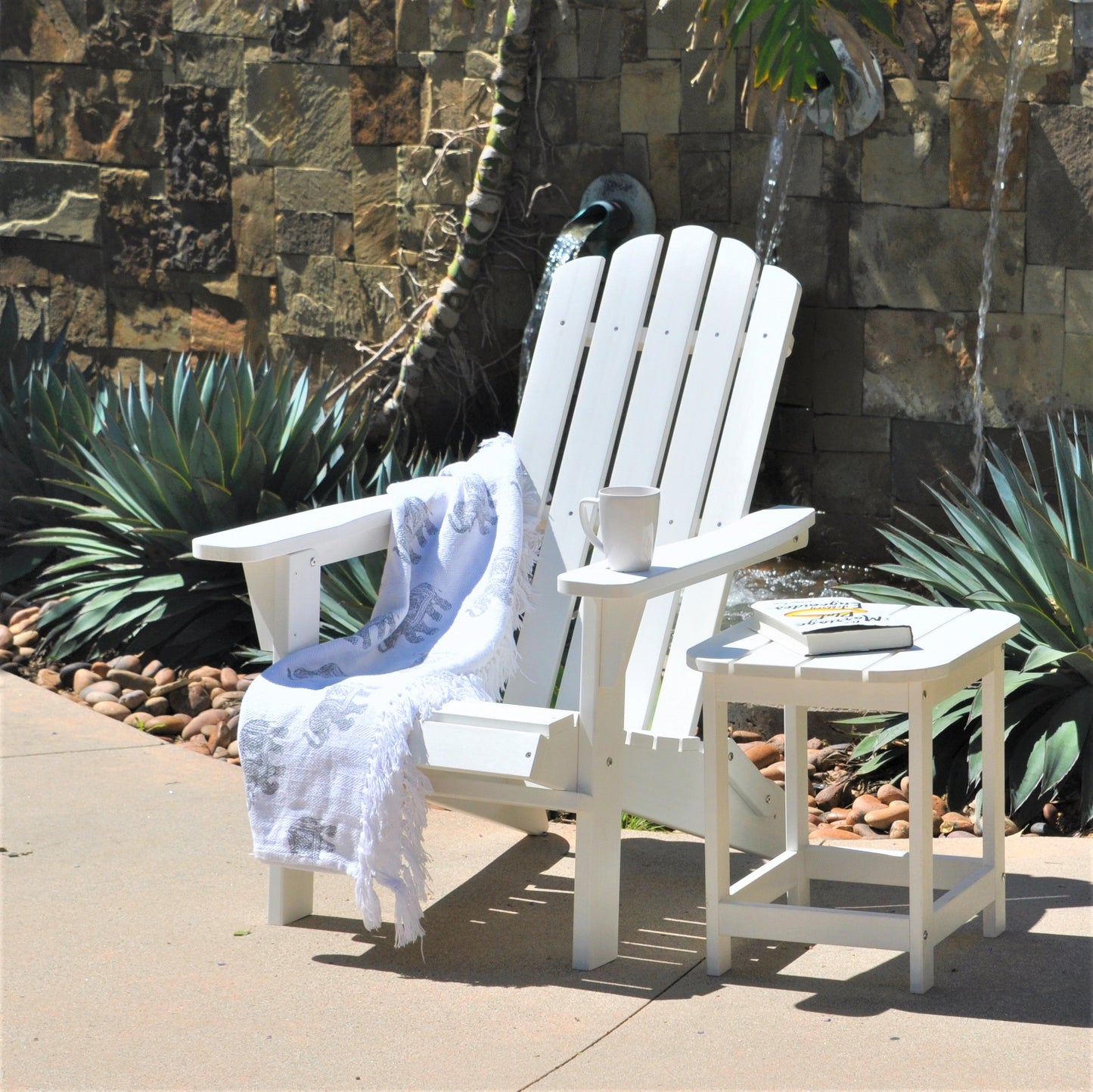 PolyTEAK Classic Folding Adirondack Chair