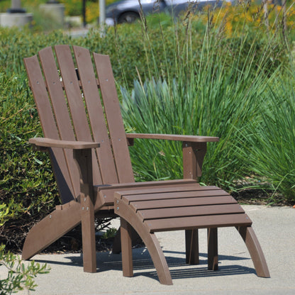 PolyTEAK Adirondack Ottoman