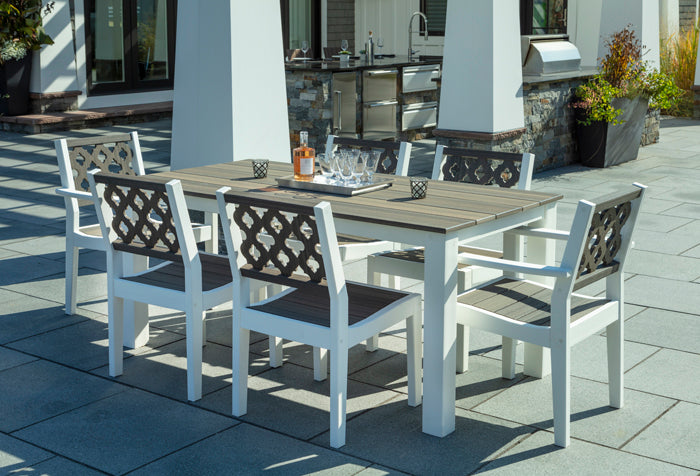 seaside casual dining table and chairs