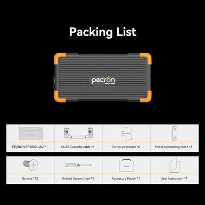 PECRON EP3800-48V Expansion Battery 3840Wh