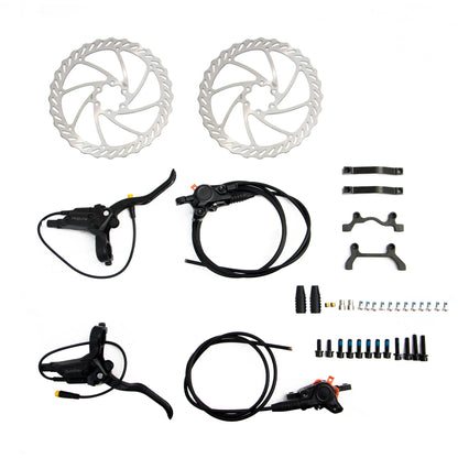 EUNORAU 2-Piston 2.0 Hydraulic Brake Set with 180MM Disc Rotors