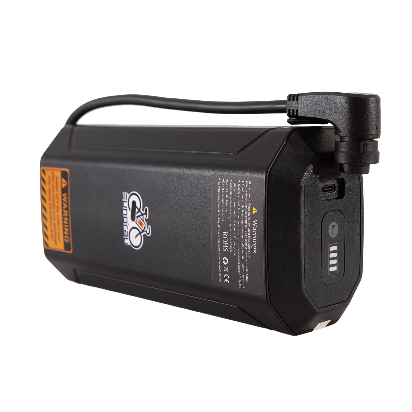 EUNORAU 48V5AH Secondary Ebike Battery with Type-C Port