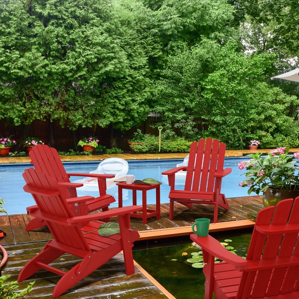 PolyTEAK Classic Folding Adirondack Chair