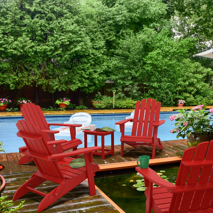 PolyTEAK Classic Folding Adirondack Chair