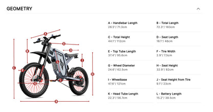 EVDirtBikes Freego X2 Off Road Dirt Electric Mountain Bike