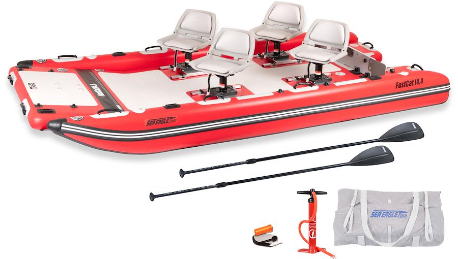 Sea Eagle FastCat14 Catamaran Pontoon Deluxe Package