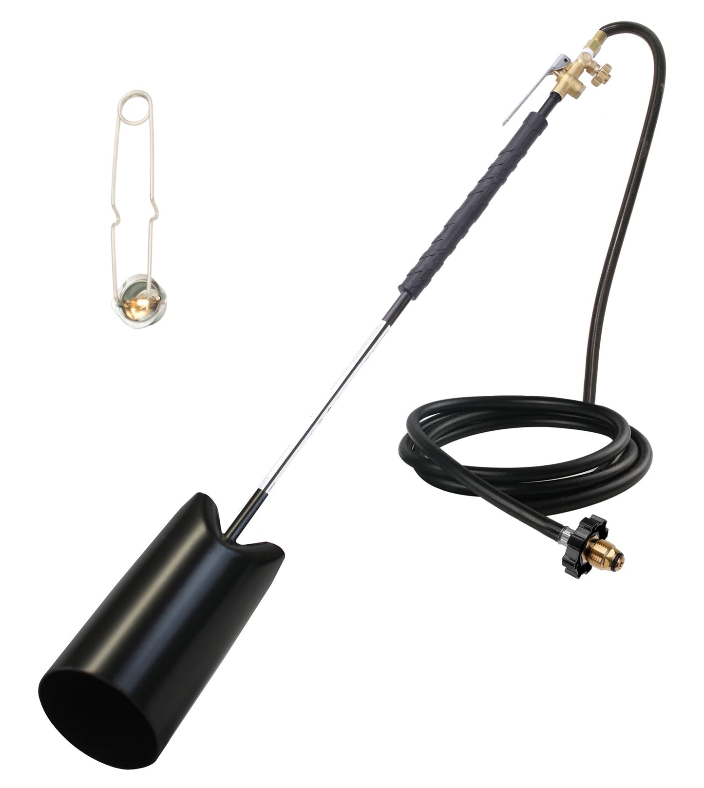 Flame King Heavy Duty Propane Torch Weed Burner 500,000 BTU with Flint Striker