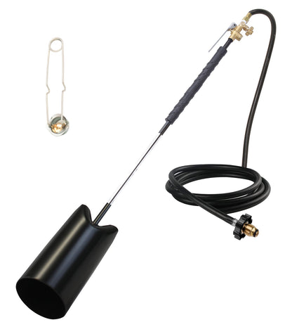 Flame King Heavy Duty Propane Torch Weed Burner 500,000 BTU with Flint Striker