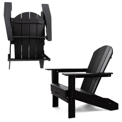 PolyTEAK Heritage Folding Adirondack Chair by ResinTEAK
