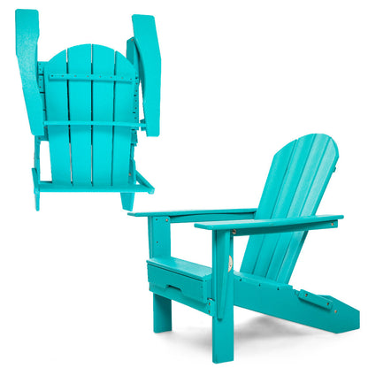 PolyTEAK Heritage Folding Adirondack Chair by ResinTEAK
