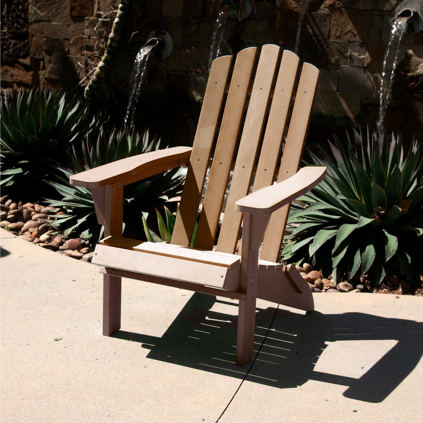 PolyTEAK Classic Folding Adirondack Chair