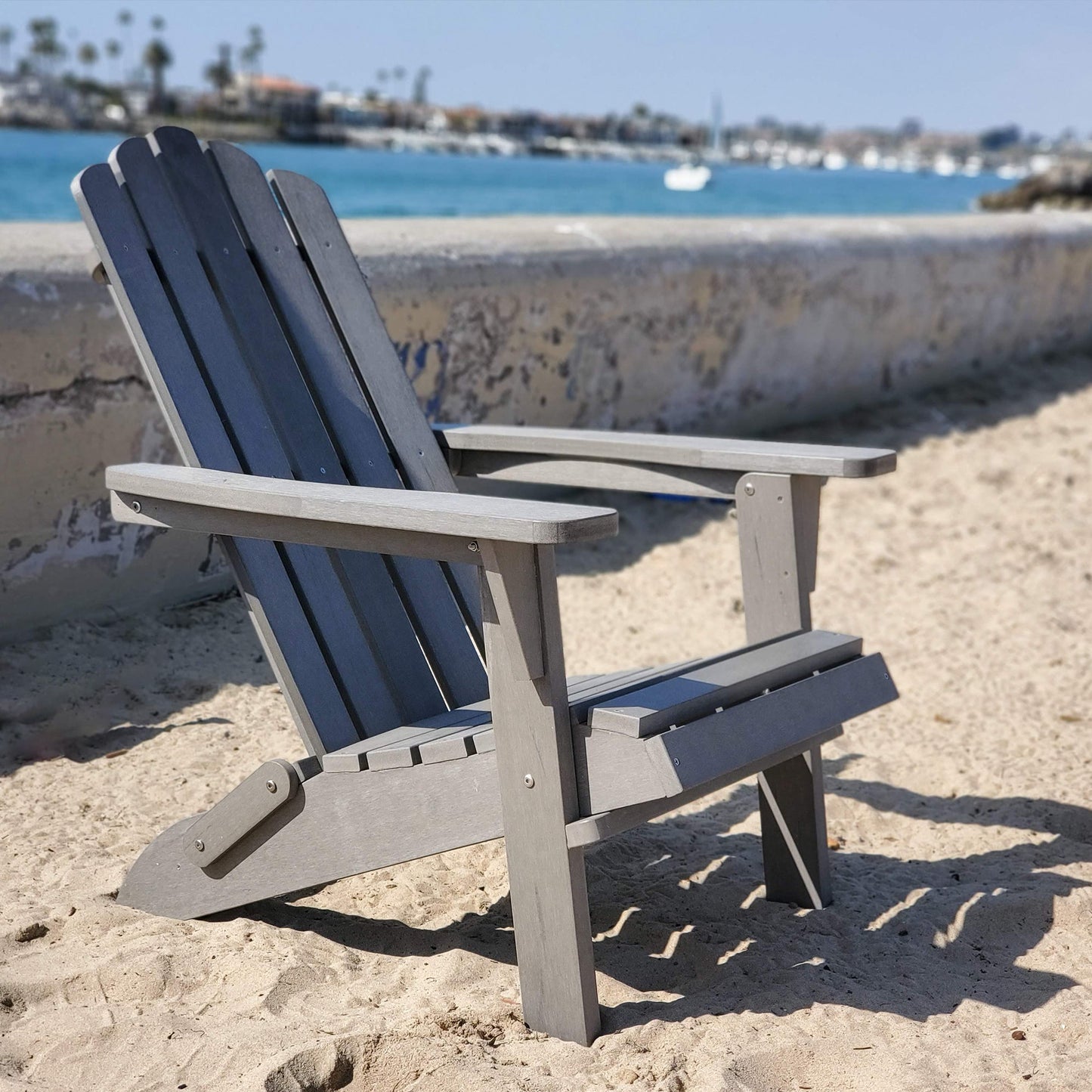 PolyTEAK Classic Folding Adirondack Chair