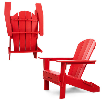 PolyTEAK Heritage Folding Adirondack Chair by ResinTEAK