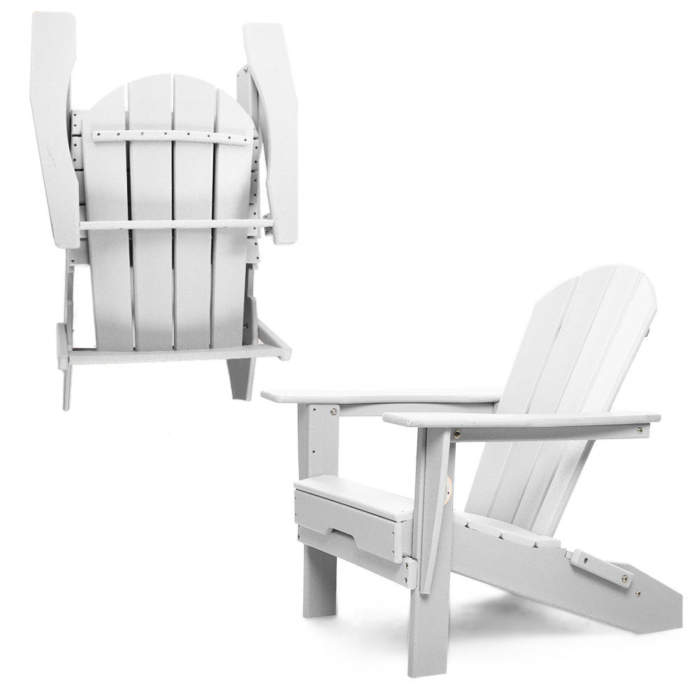 PolyTEAK Heritage Folding Adirondack Chair by ResinTEAK