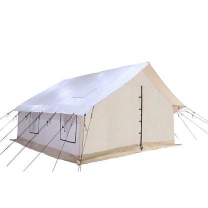White Duck 16’x20’ Fly Sheet - Canvas Wall Tent