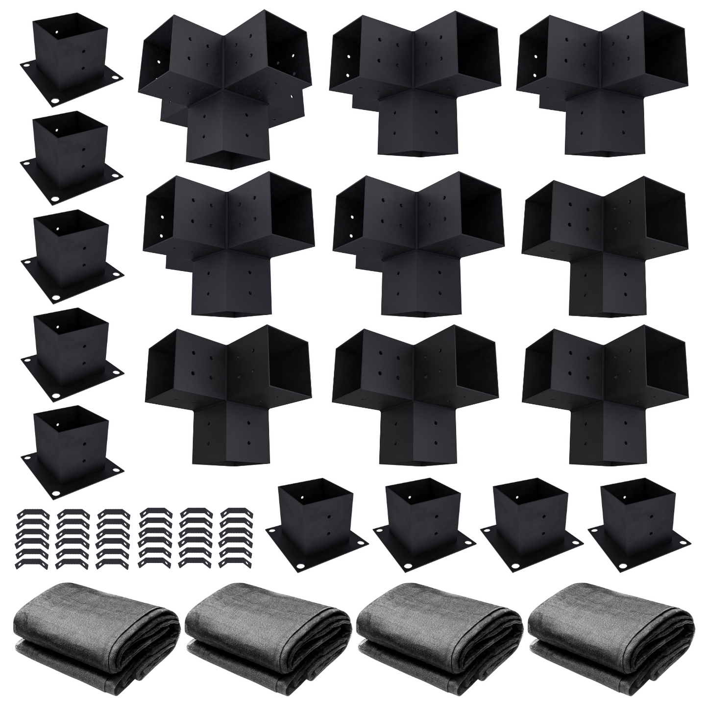 DIY Pergola Kit for a Freestanding Pergola With Canopies - Any Size Up to 24' x 24'