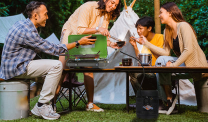 Flame King Propane Gas Hauler Kit 3lb Empty Propane Tank, Adapter Hose and Insulated Protective Carry Case