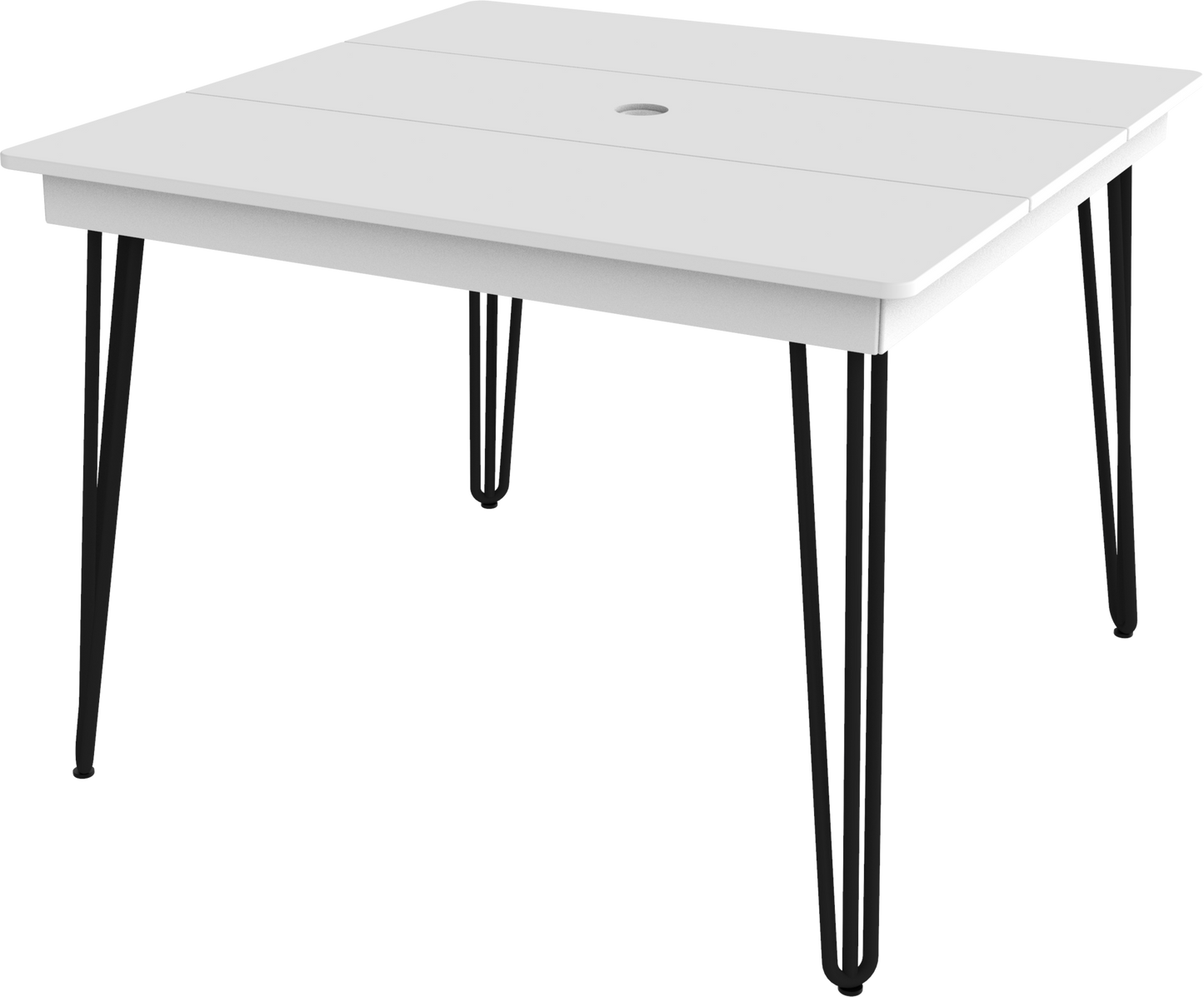 Seaside Casual Poly HIP Square Dining Table
