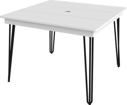 Seaside Casual Poly HIP Square Dining Table