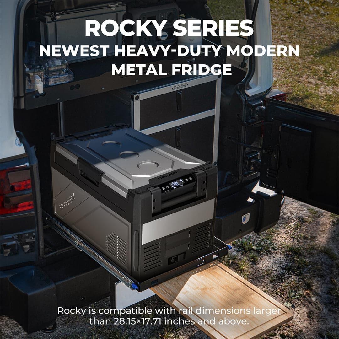 BougeRV ROVER2000 Semi-Solid Portable Power Station with ROCKY Metal Fridge