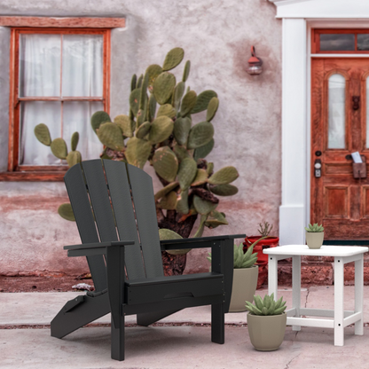PolyTEAK Heritage Folding Adirondack Chair by ResinTEAK