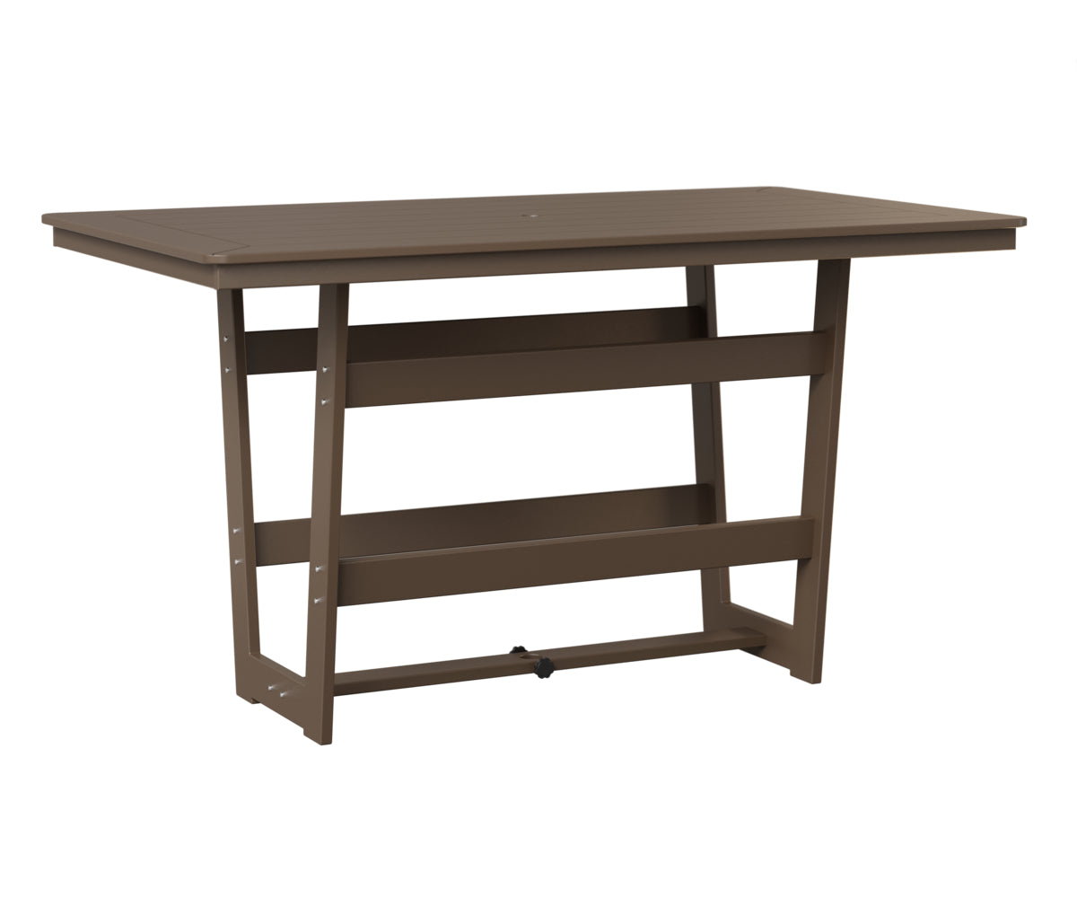 Berlin Gardens Hudson Poly Rectangle Table Bar Height