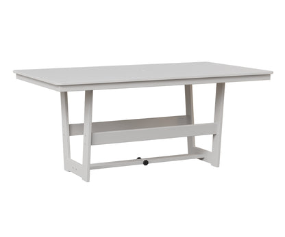 Berlin Gardens Hudson Poly Rectangle Table Dining Height