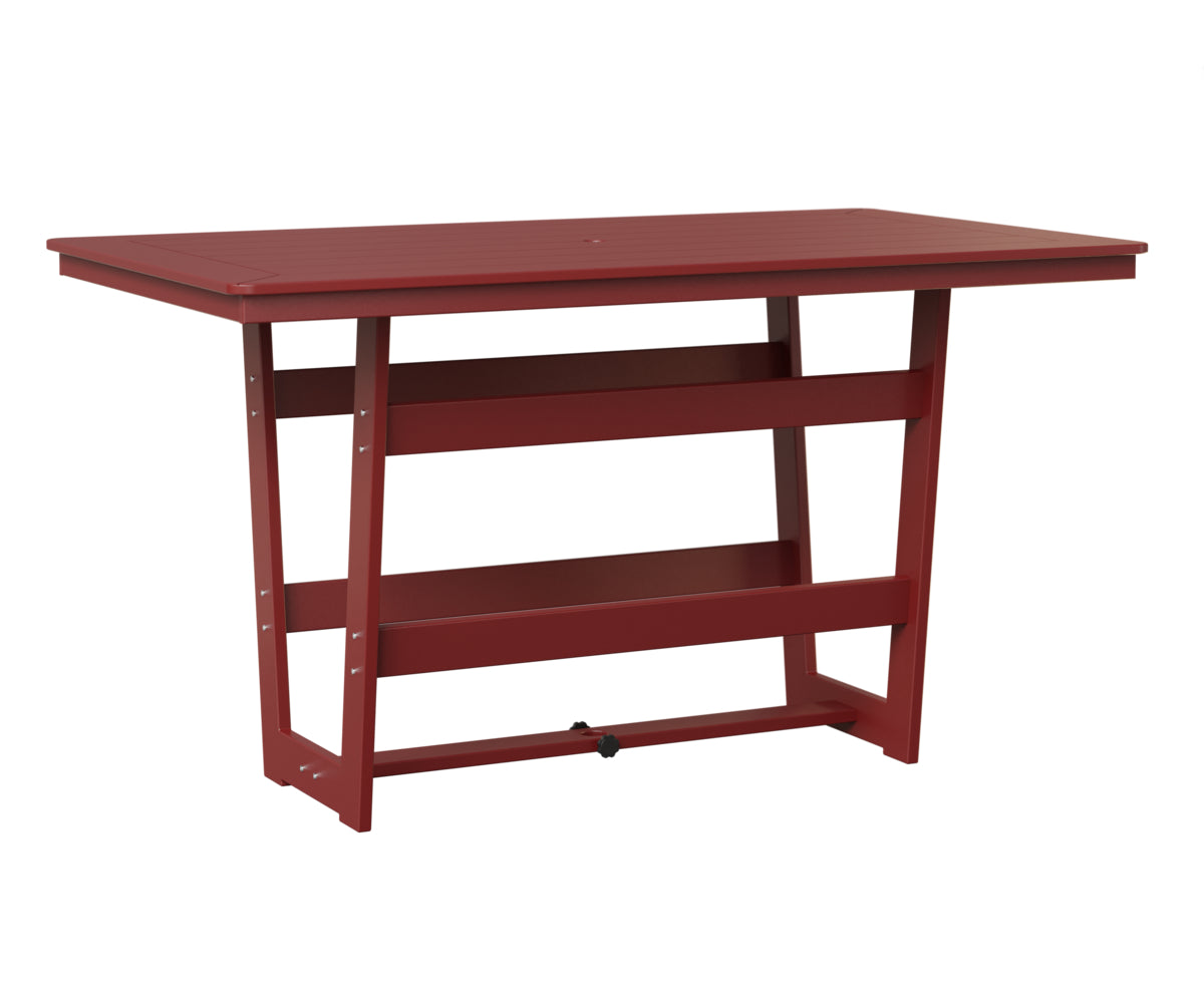 Berlin Gardens Hudson Poly Rectangle Table Bar Height