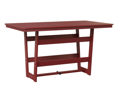 Berlin Gardens Hudson Poly Rectangle Table Bar Height