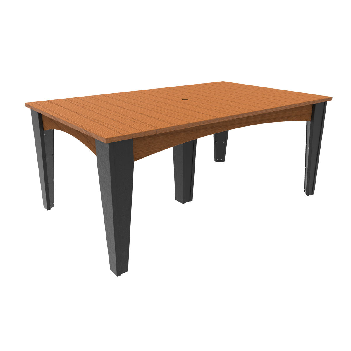 LuxCraft Poly 44" x 72" Island Dining Rectangle Table