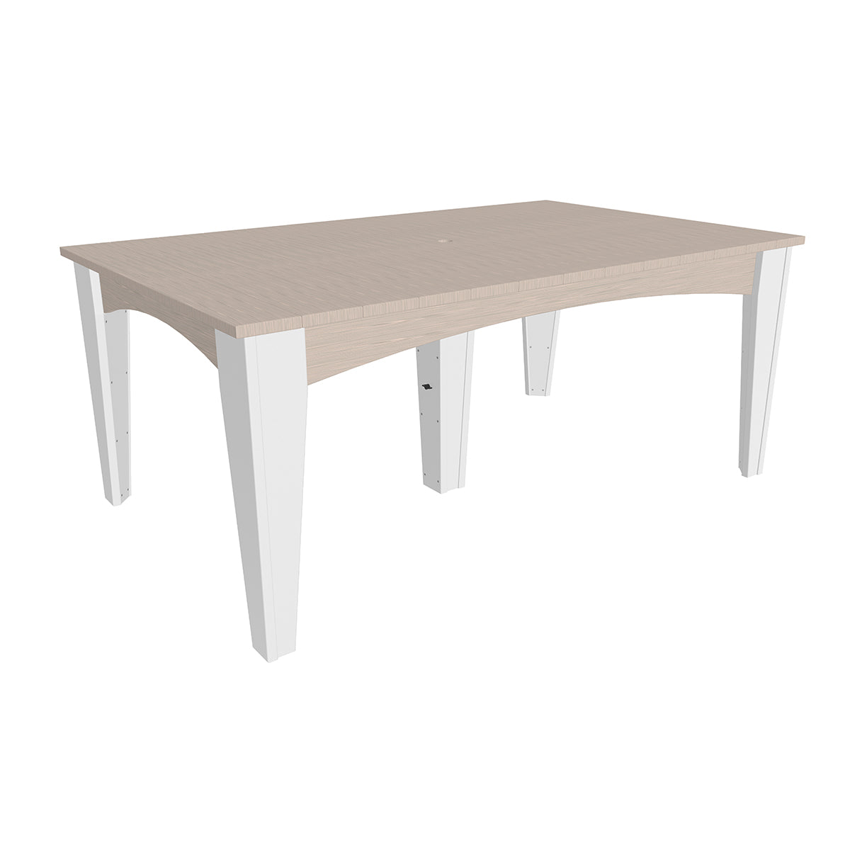 LuxCraft Poly 44" x 72" Island Dining Rectangle Table