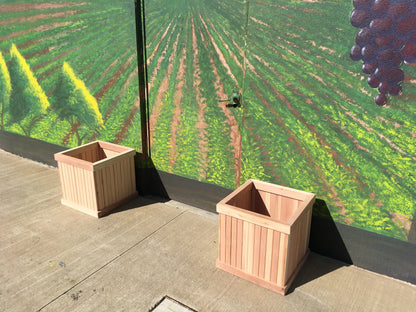 Best Redwood San Clemente Tapered Redwood Planter Box