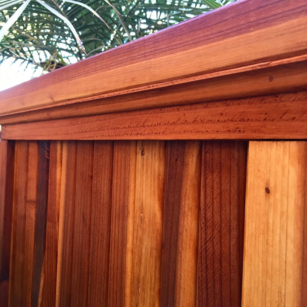 Best Redwood Santa Barbara Redwood Planter Box – Red Chair Time