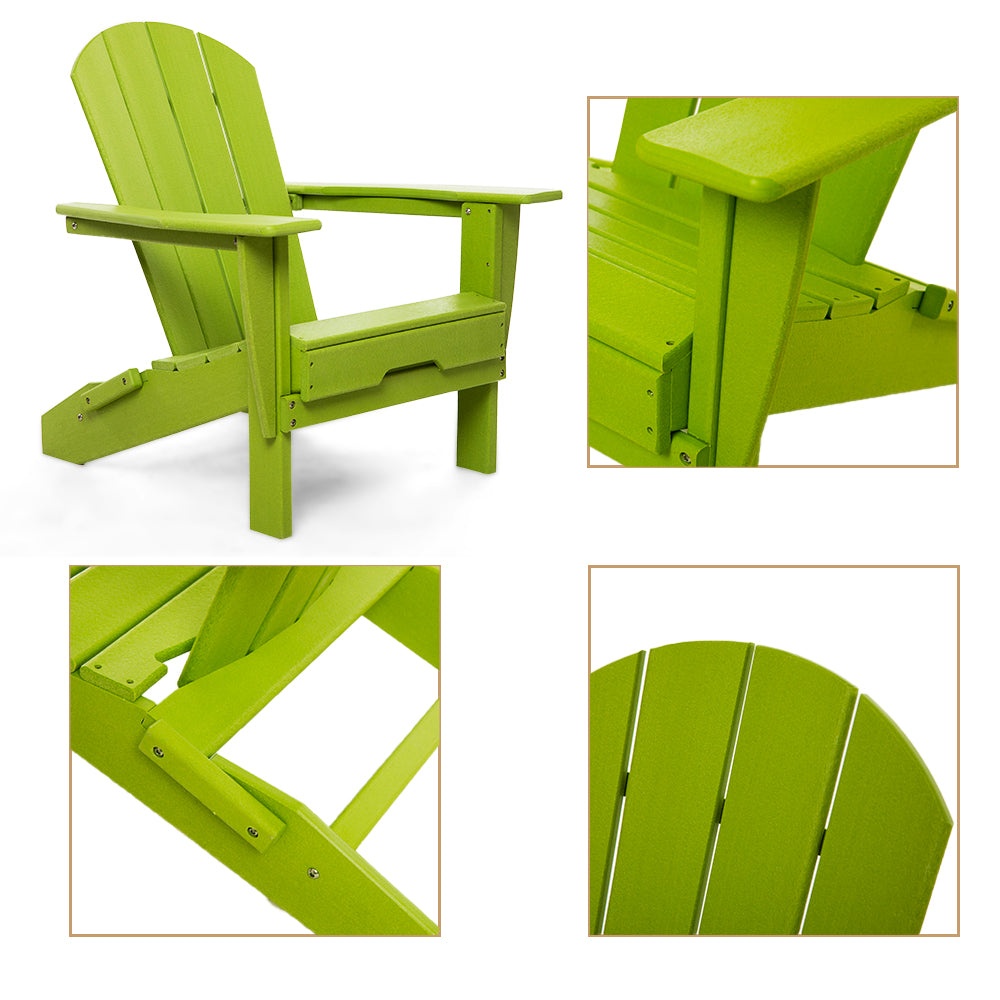 PolyTEAK Heritage Folding Adirondack Chair by ResinTEAK