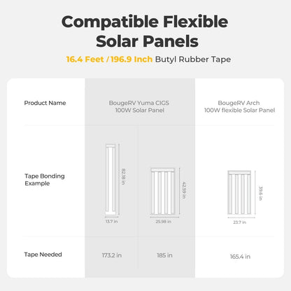 12V/24V 200W Arch Pro N-Type TOPCon Solar Panel With Tape