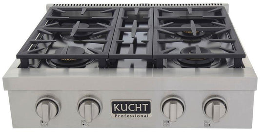 KUCHT 30 Inch Gas Sealed Burner Rangetop KFX309T-S