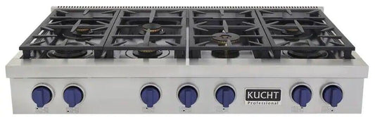 Kucht 48" Stainless Propane Cooktop, KFX489T/LP-B