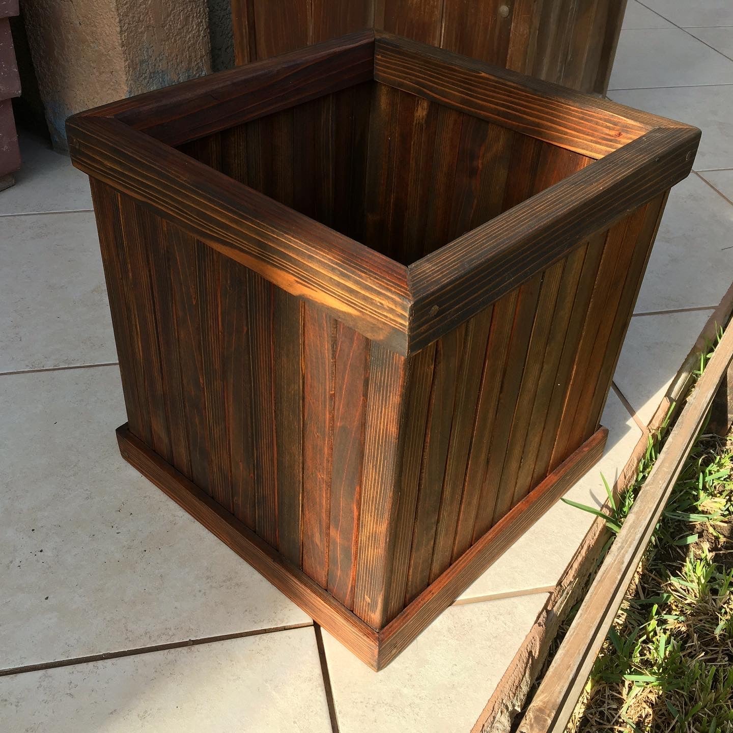 Best Redwood San Clemente Tapered Redwood Planter Box