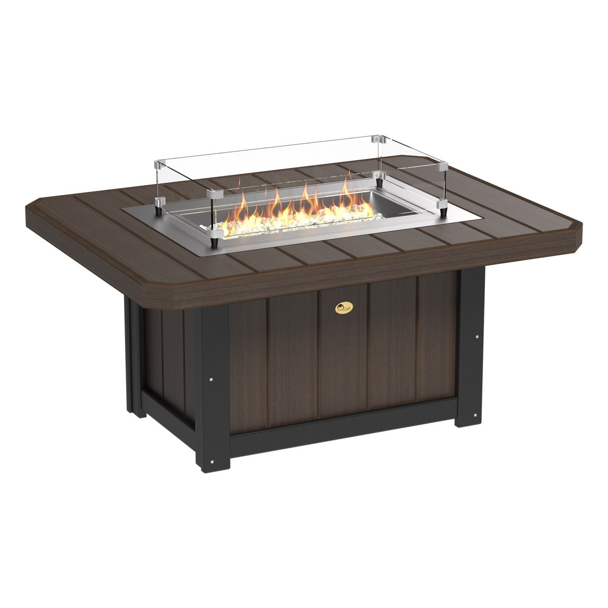 LuxCraft Lumin Fire Pit 51" Rectangular